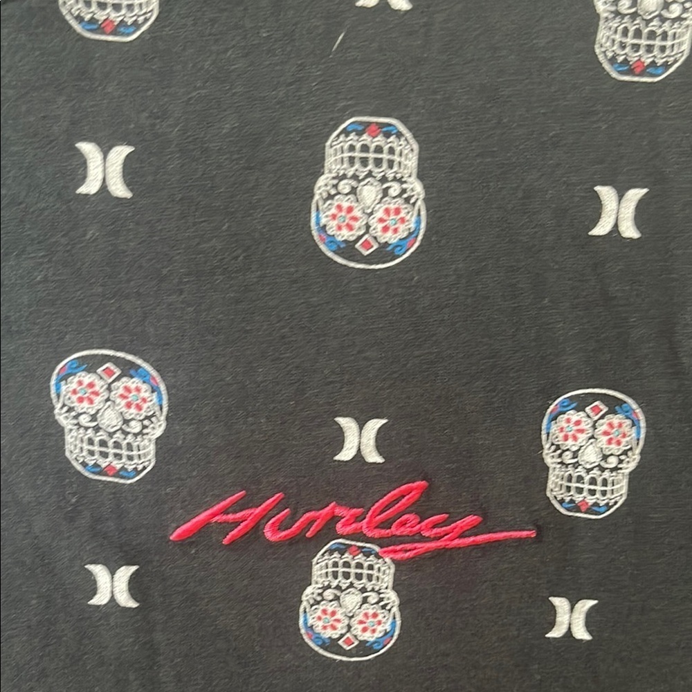 Hurley Black Graphic Men's Shirt - Picture 4 of 5